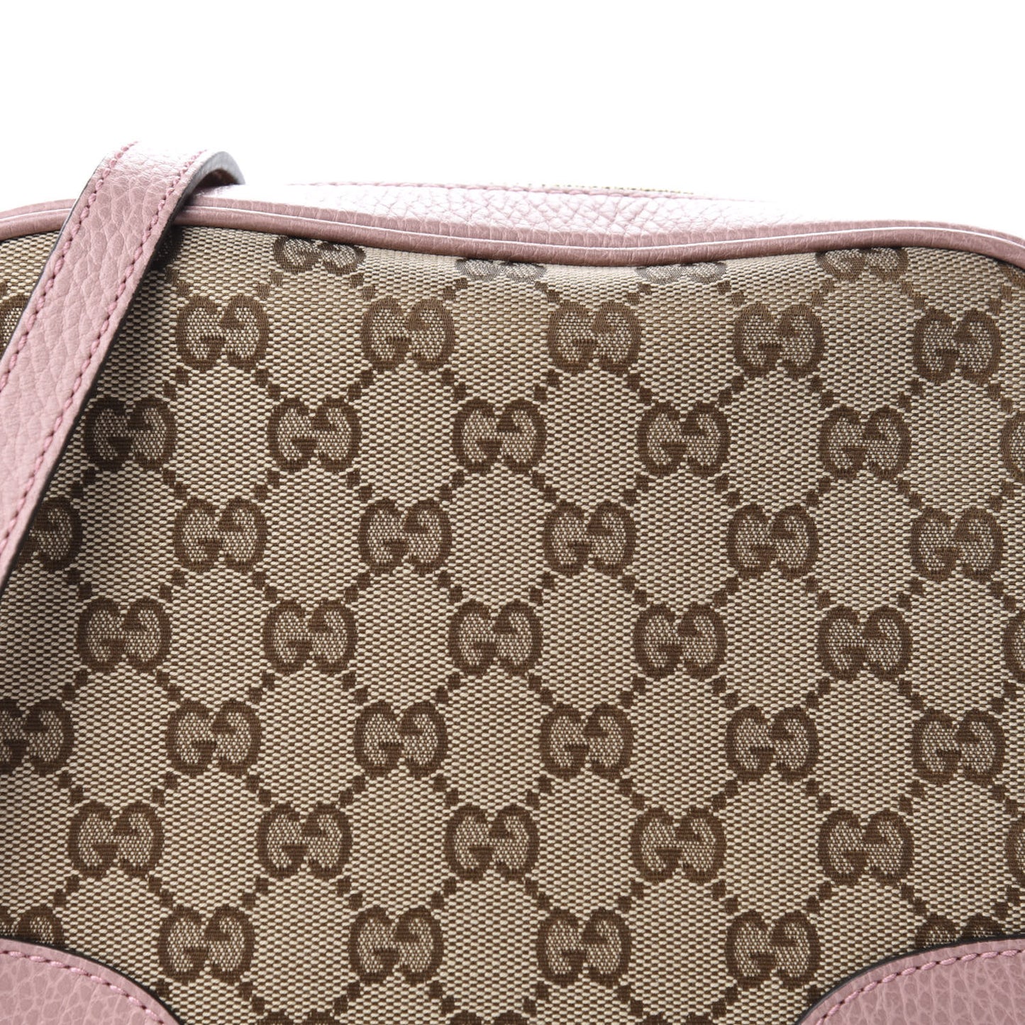 Monogram Mini Bree Messenger Bag Beige Soft Pink