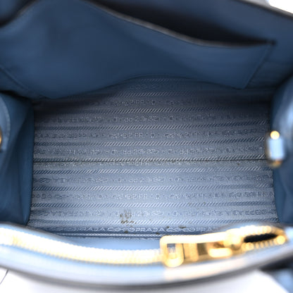 Prada Saffiano Cuir Calfskin Small Monochrome Top Handle Tote Astrale 4 of 12