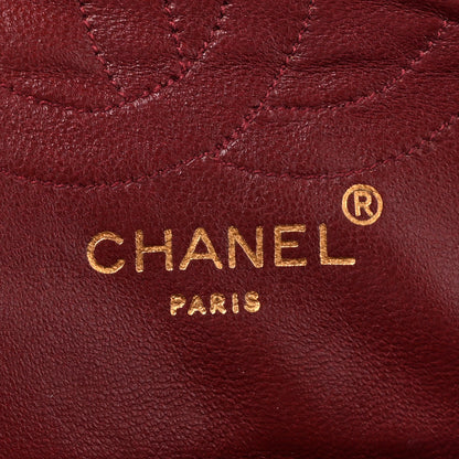 Chanel Lambskin Quilted Medium Double Flap Black 6 of 18