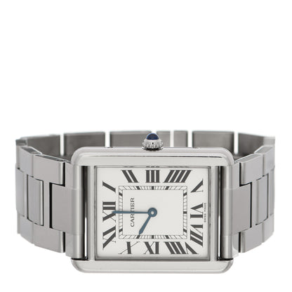 Cartier Stainless Steel 27mm Tank Solo Quartz Watch 2 of 6