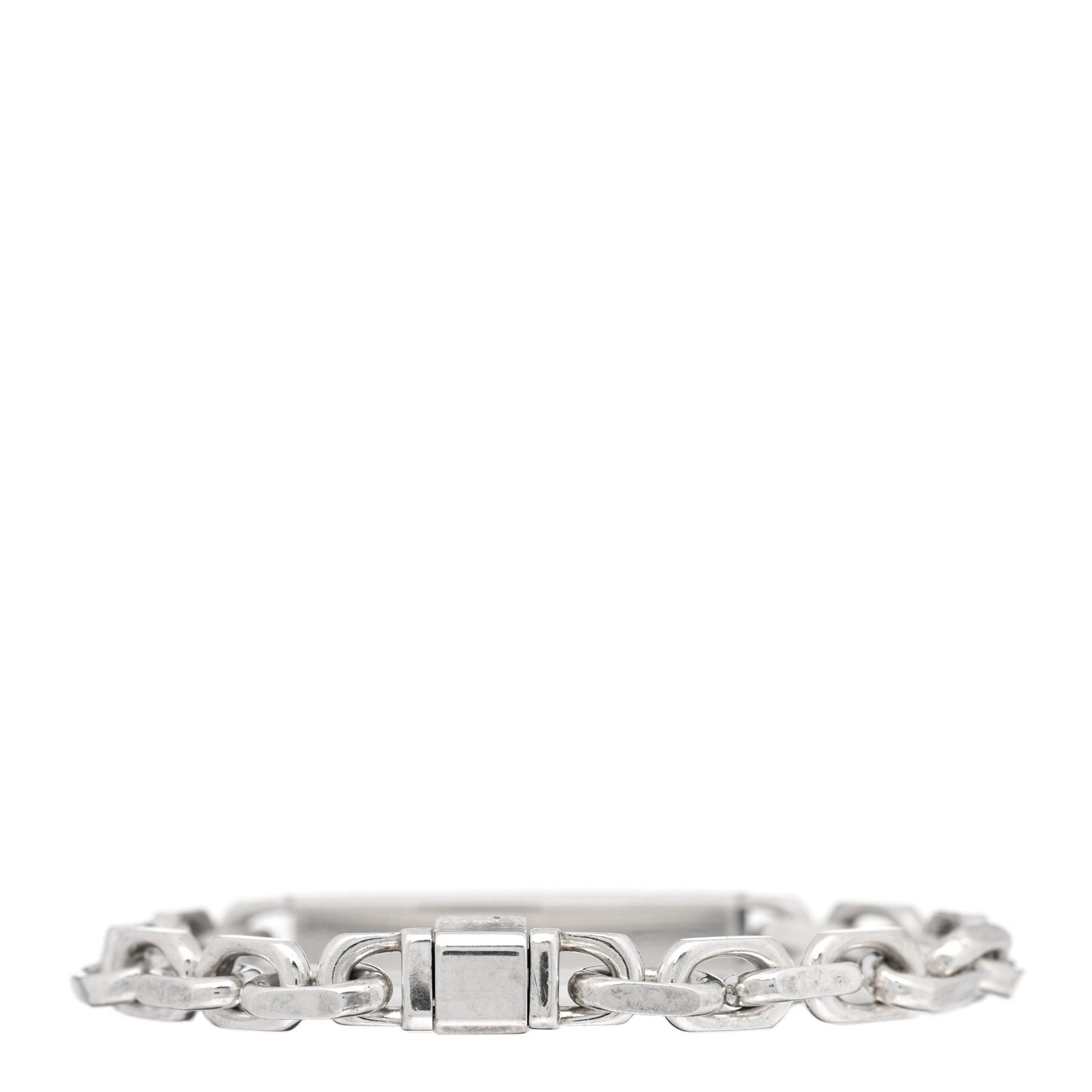 Sterling Silver 1837 Makers ID Chain Bracelet