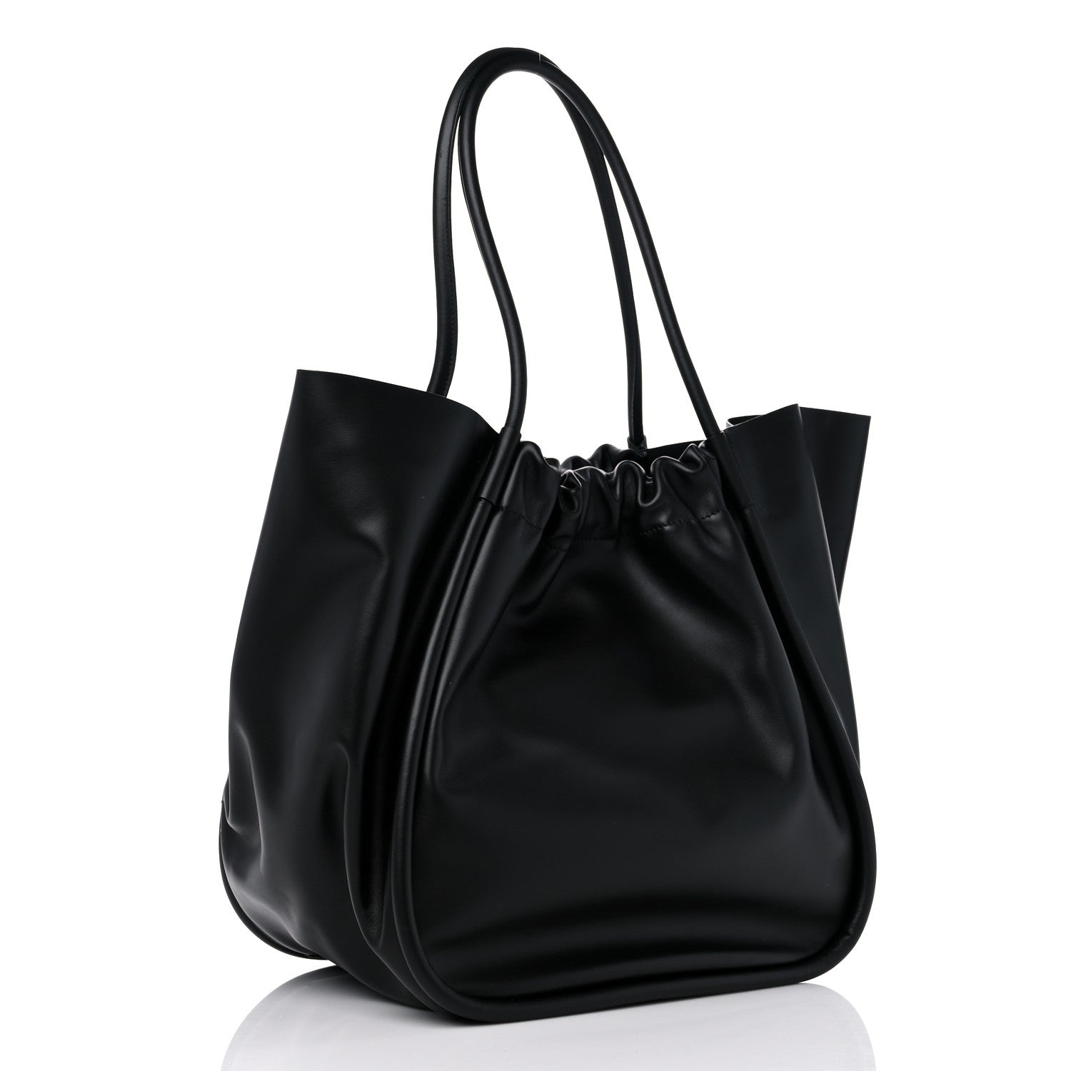 Proenza Schouler Calfskin XL Ruched Tote Black 4 of 9
