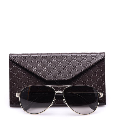 Gucci Glitter Aviator Sunglasses 4239/S Brown 9 of 9