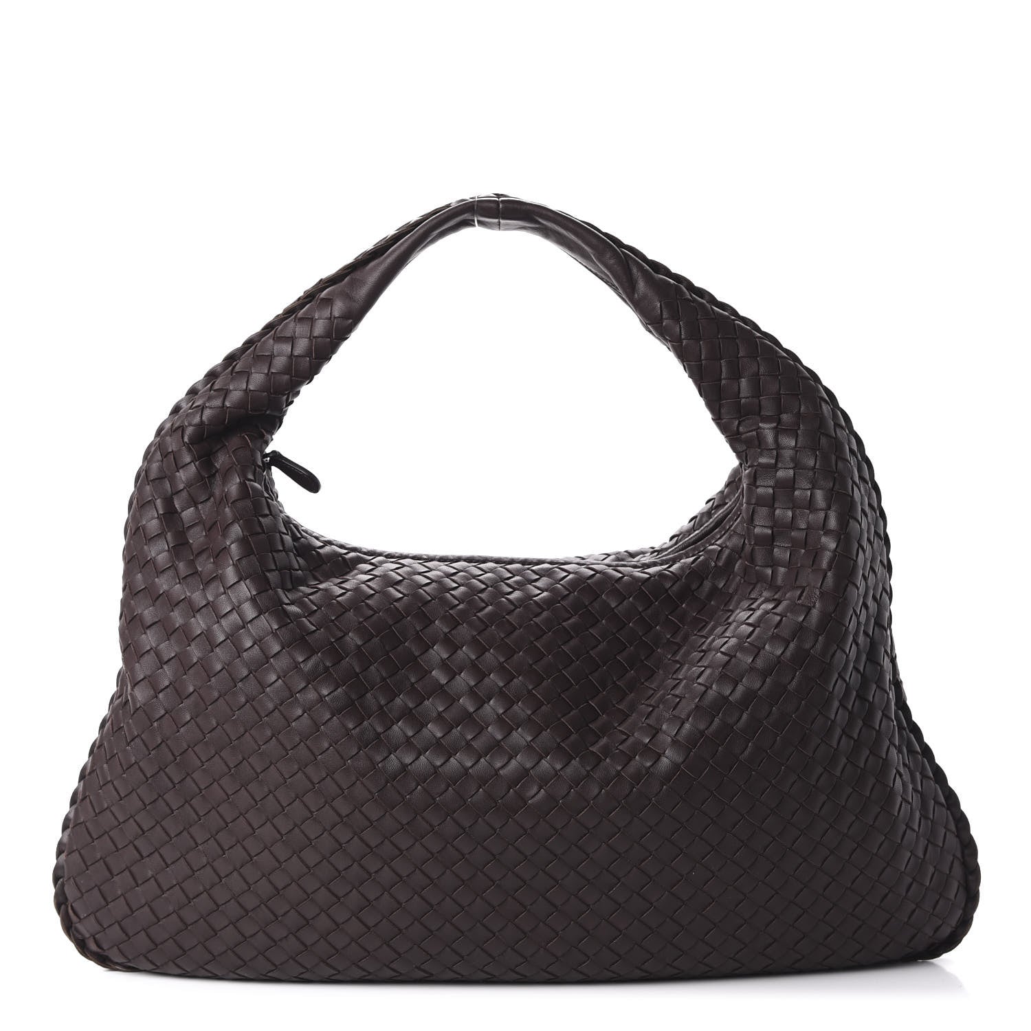 Bottega Veneta Nappa Intrecciato Large Veneta Hobo Ebano 1 of 9