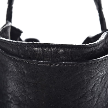 Alexander Wang Pony Hair Diego Bucket Bag Black with Nickel Hardware 10 of 11