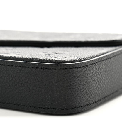 Louis Vuitton Empreinte Pochette Felicie Chain Wallet Black 10 of 10