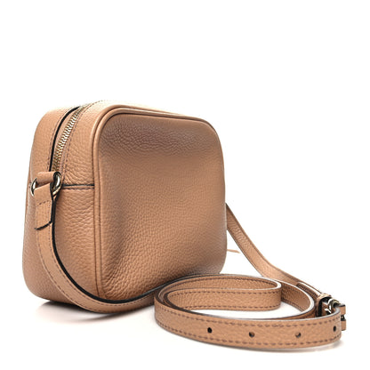 Gucci Pebbled Calfskin Small Soho Disco Bag Camelia 3 of 16
