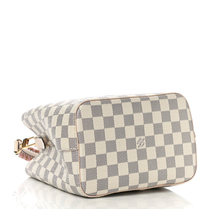 Louis Vuitton Damier Azur Braided Neonoe BB Pink 4 of 10