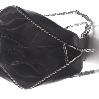 Chanel Lambskin Vertical Quilted Mademoiselle Camera Case Black 5 of 21