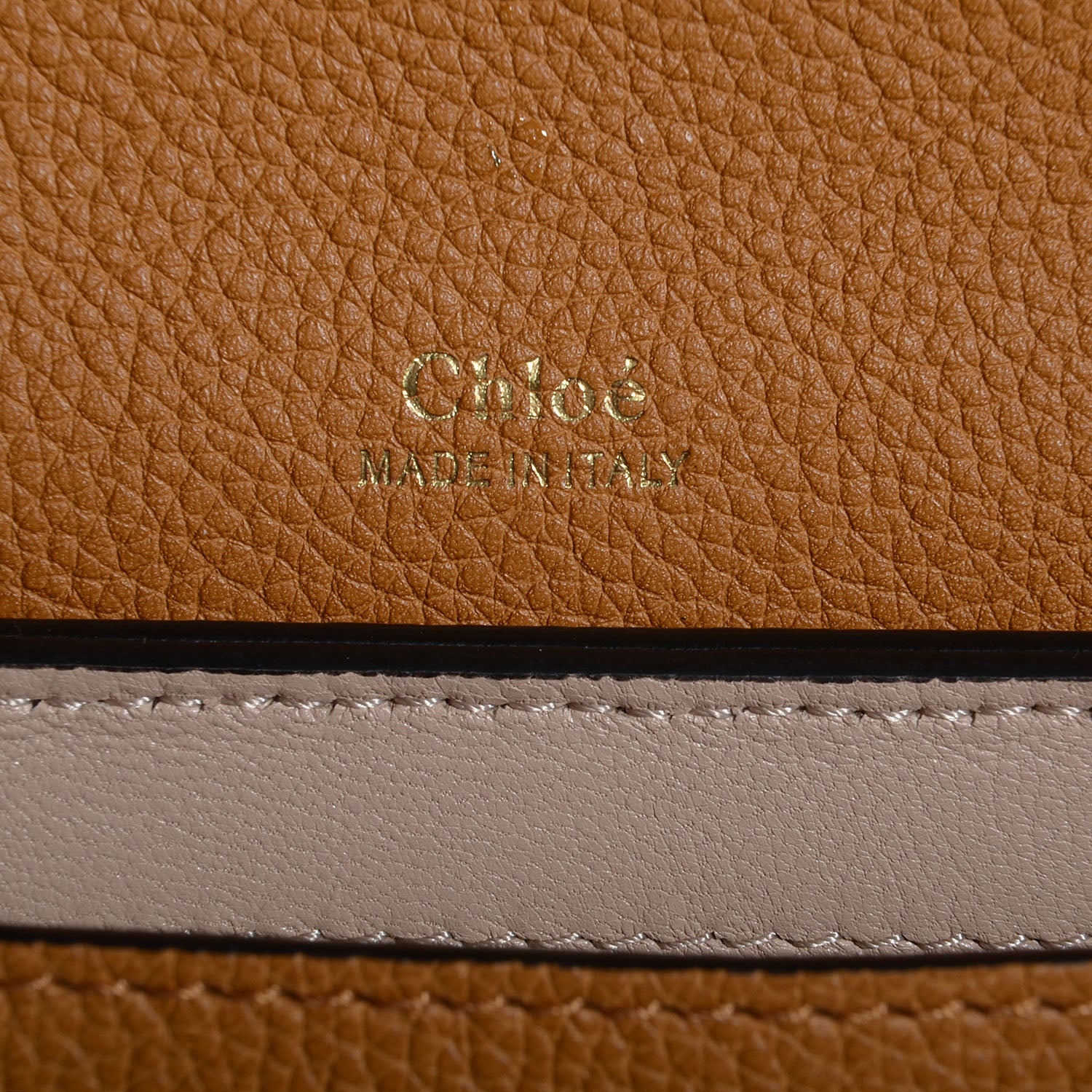 Chloe Calfskin Medium Clare Shoulder Bag Teak Brown 7 of 10