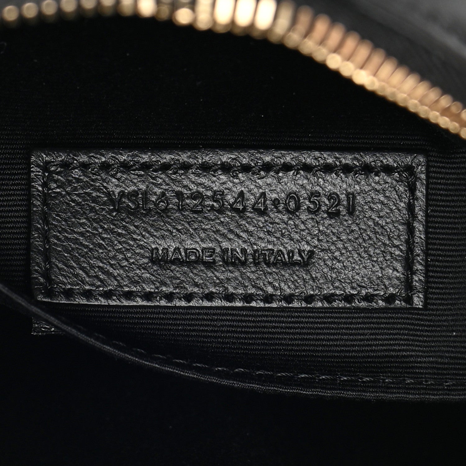 Saint Laurent Calfskin Matelasse Monogram Lou Camera Bag Black 7 of 10