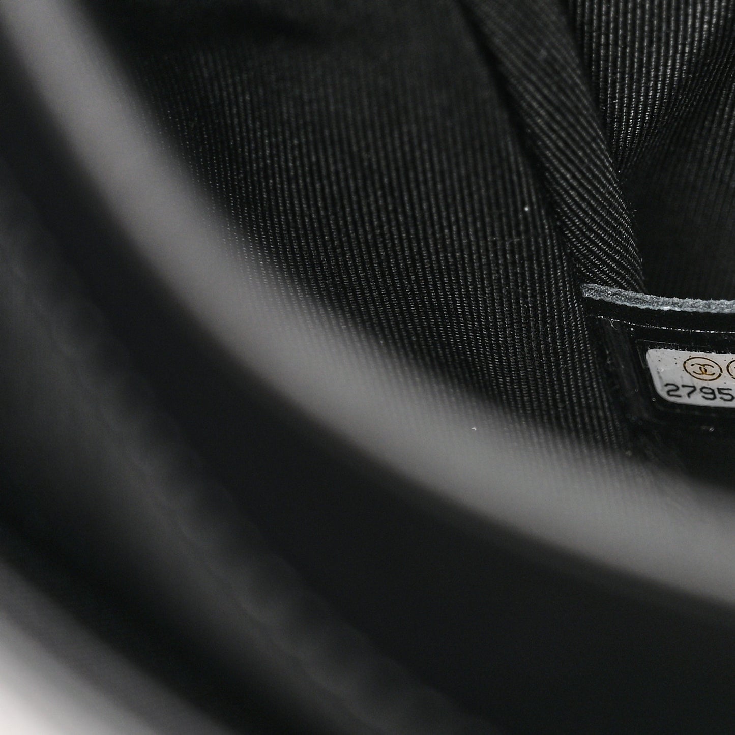 Calfskin Stitched Large Flap Black