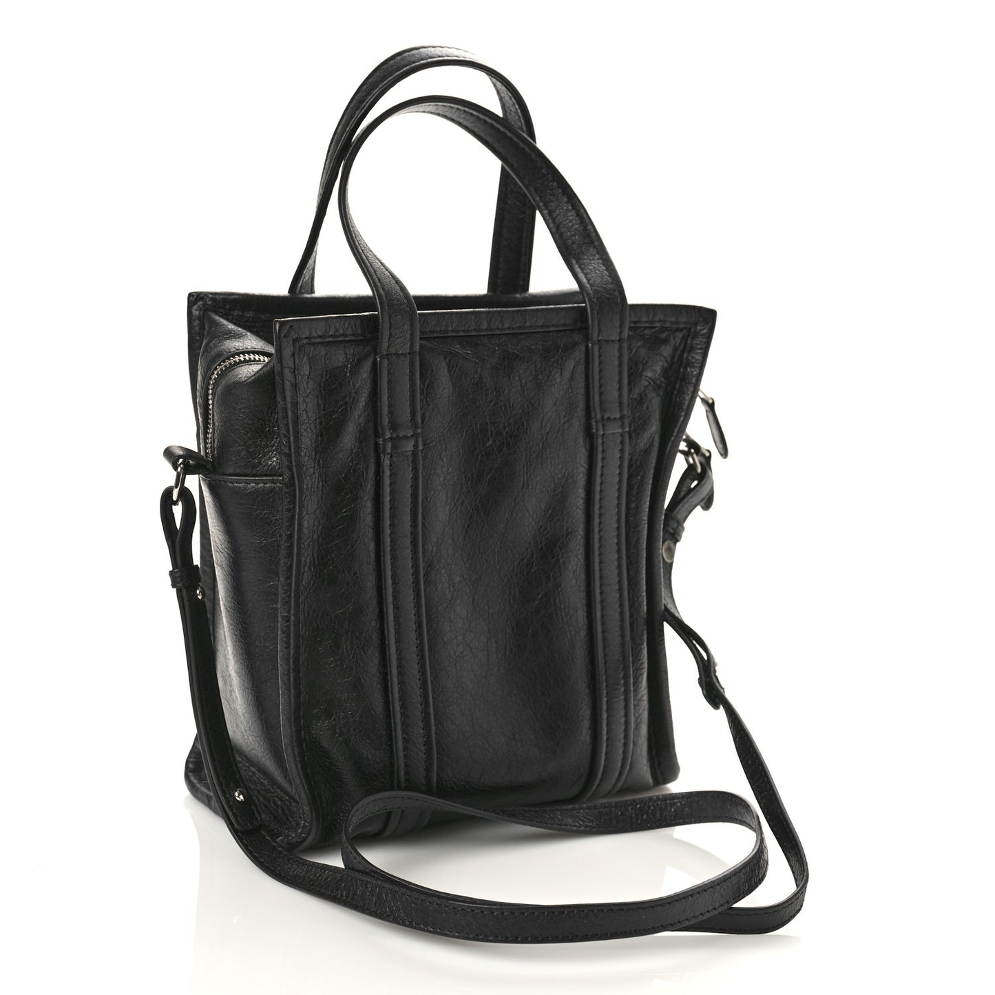Agneau XS Bazar Shopper Tote Black
