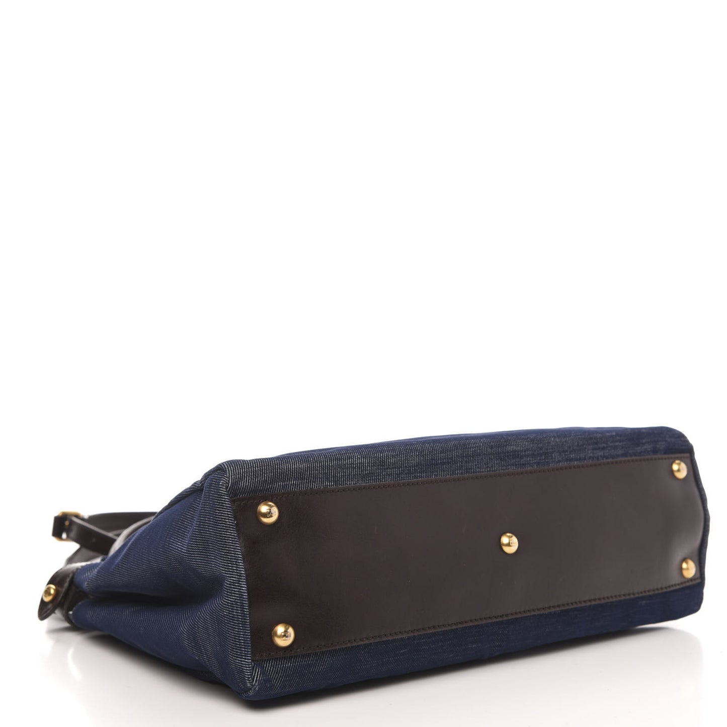 Denim Medium Peekaboo Iconic Satchel Blue