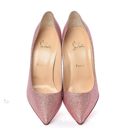 Christian Louboutin Glitter Tisse So Kate 120 Pumps 40.5 Poudre 7 of 12