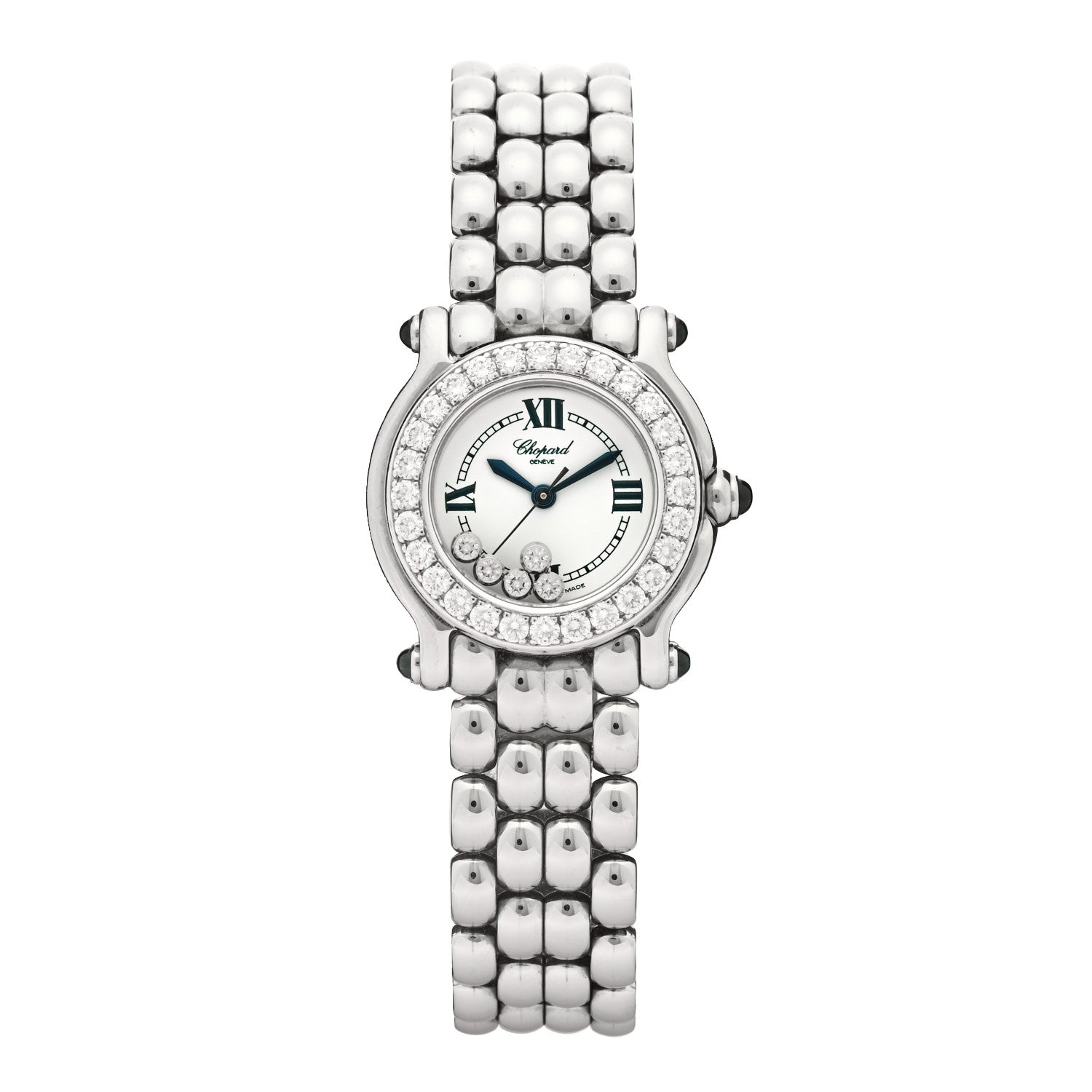 Chopard Stainless Steel Diamond Bezel 26mm Happy Sport Quartz Watch 1 of 4