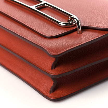 Hermes Evercolor Verso Mini Sac Roulis Brique Caramel 10 of 11