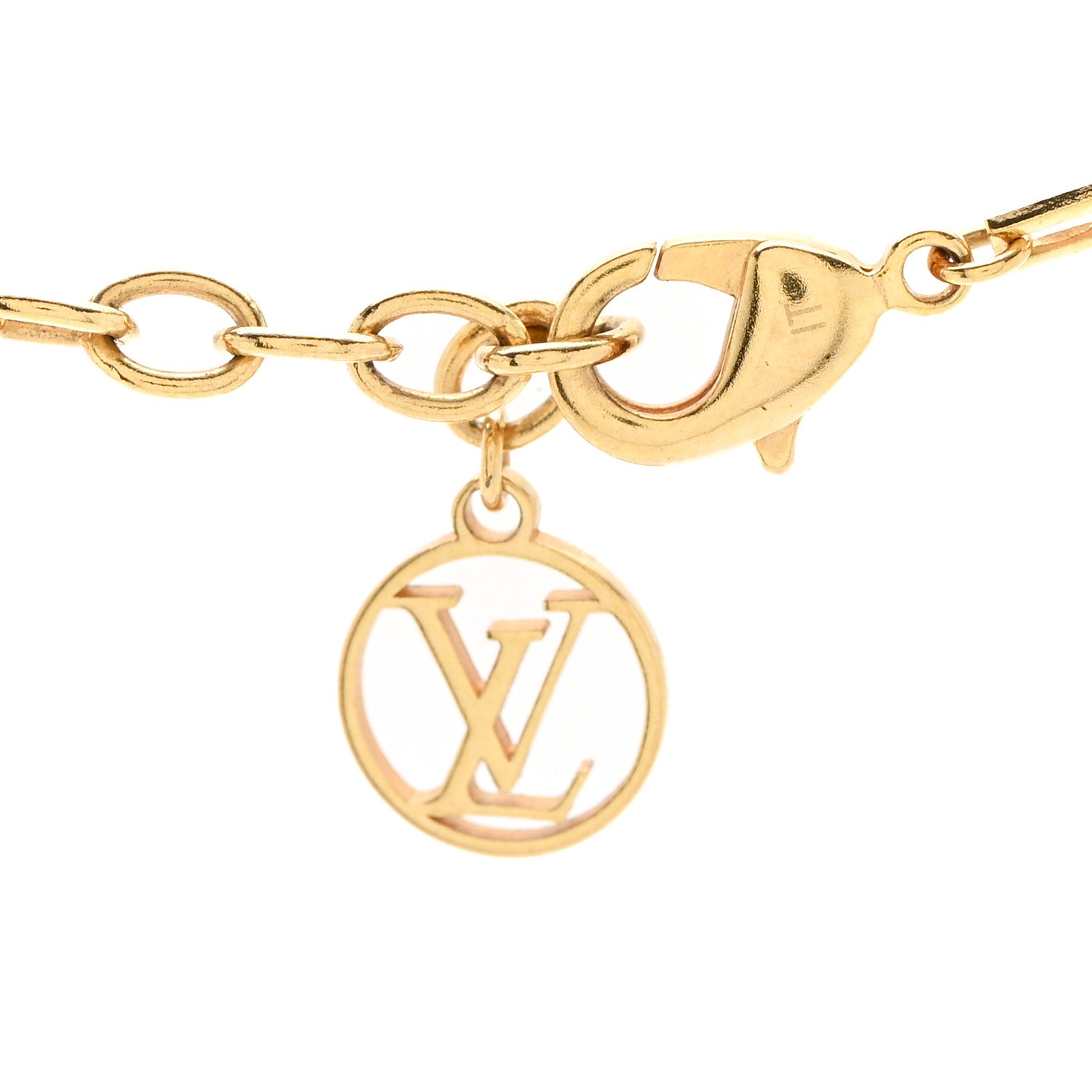 Louis Vuitton Metal Forever Young Short Necklace Gold 5 of 5