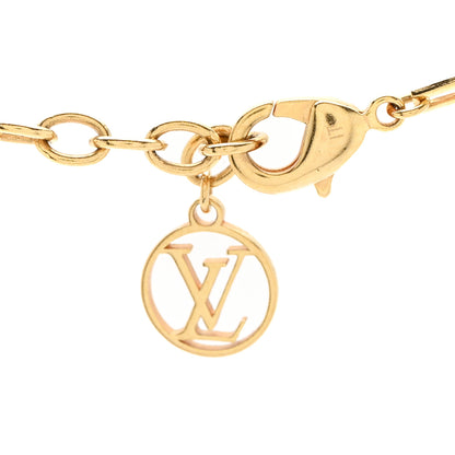 Louis Vuitton Metal Forever Young Short Necklace Gold 5 of 5
