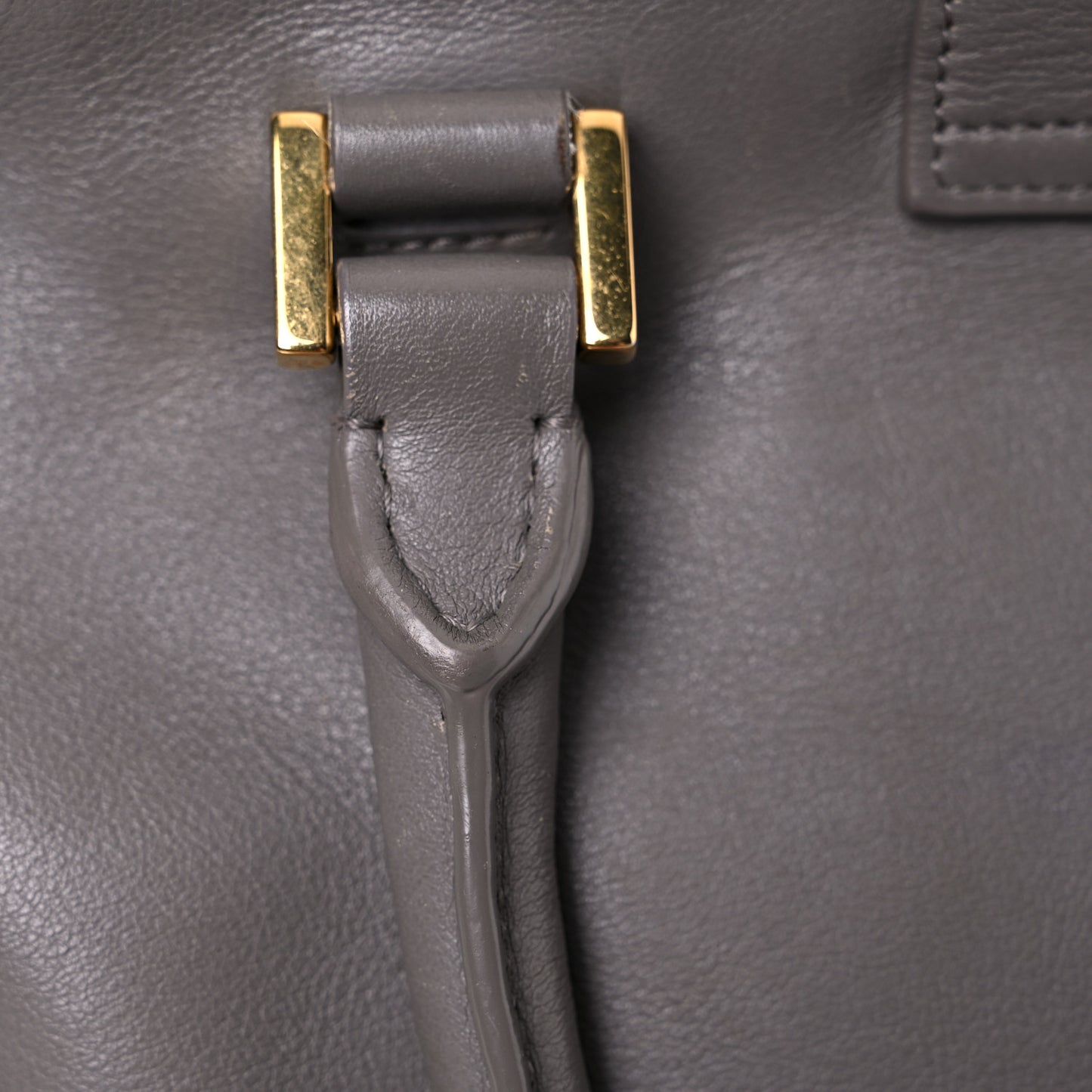 Smooth Calfskin Small Cabas Monogram Fog