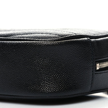 Saint Laurent Grain De Poudre Matelasse Monogram Mini Lou Camera Bag Black 10 of 10