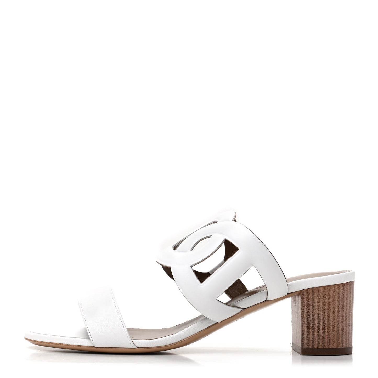Nappa Bikini Sandals 39 White