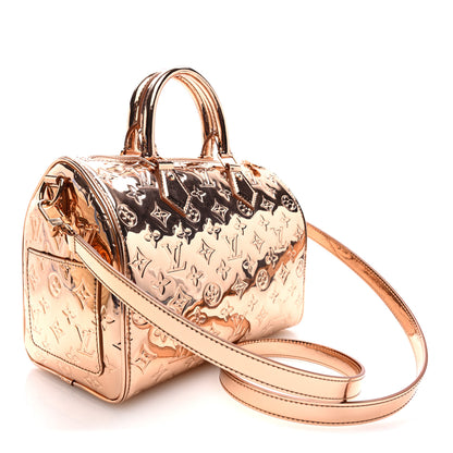 Louis Vuitton Monogram Miroir Speedy Bandouliere 25 Copper 3 of 9