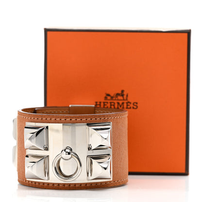 Hermes Barenia Collier De Chien CDC Bracelet S Fauve 6 of 6