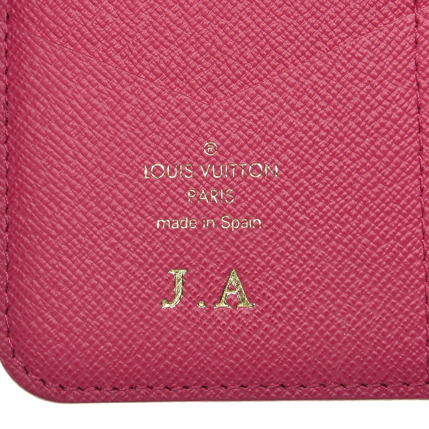 Monogram iPhone X Folio Case Rose Pop