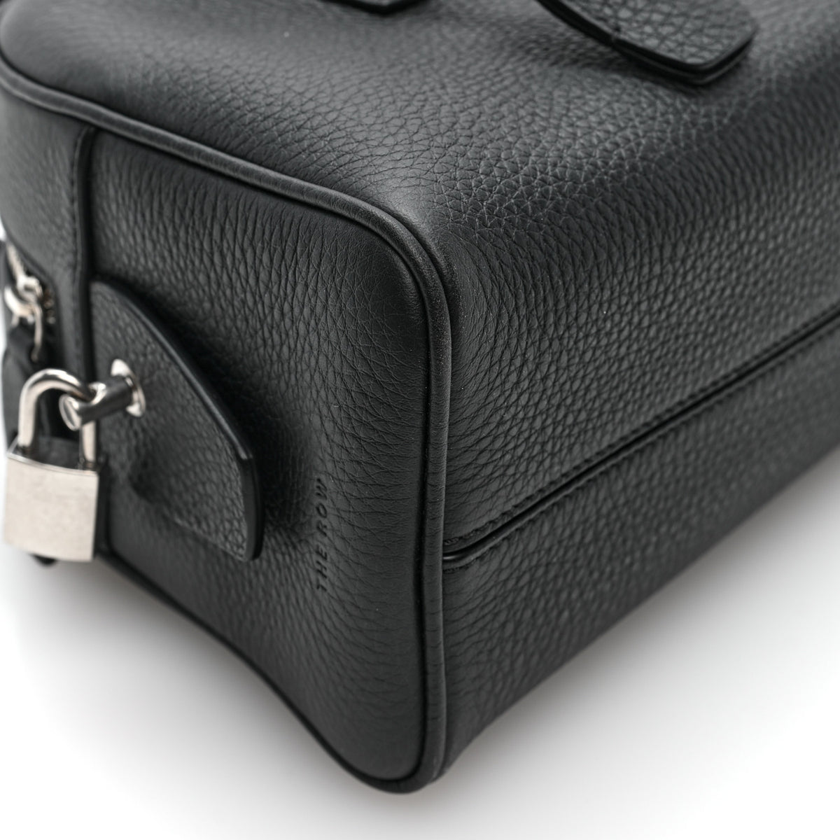 The Row Grained Calfskin Small EW India Black 8 of 9