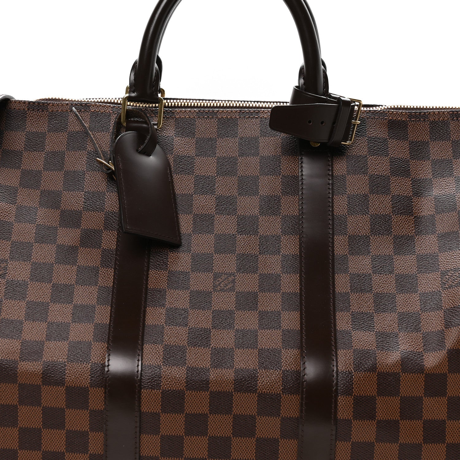 Louis Vuitton Damier Ebene Keepall Bandouliere 55 7 of 9