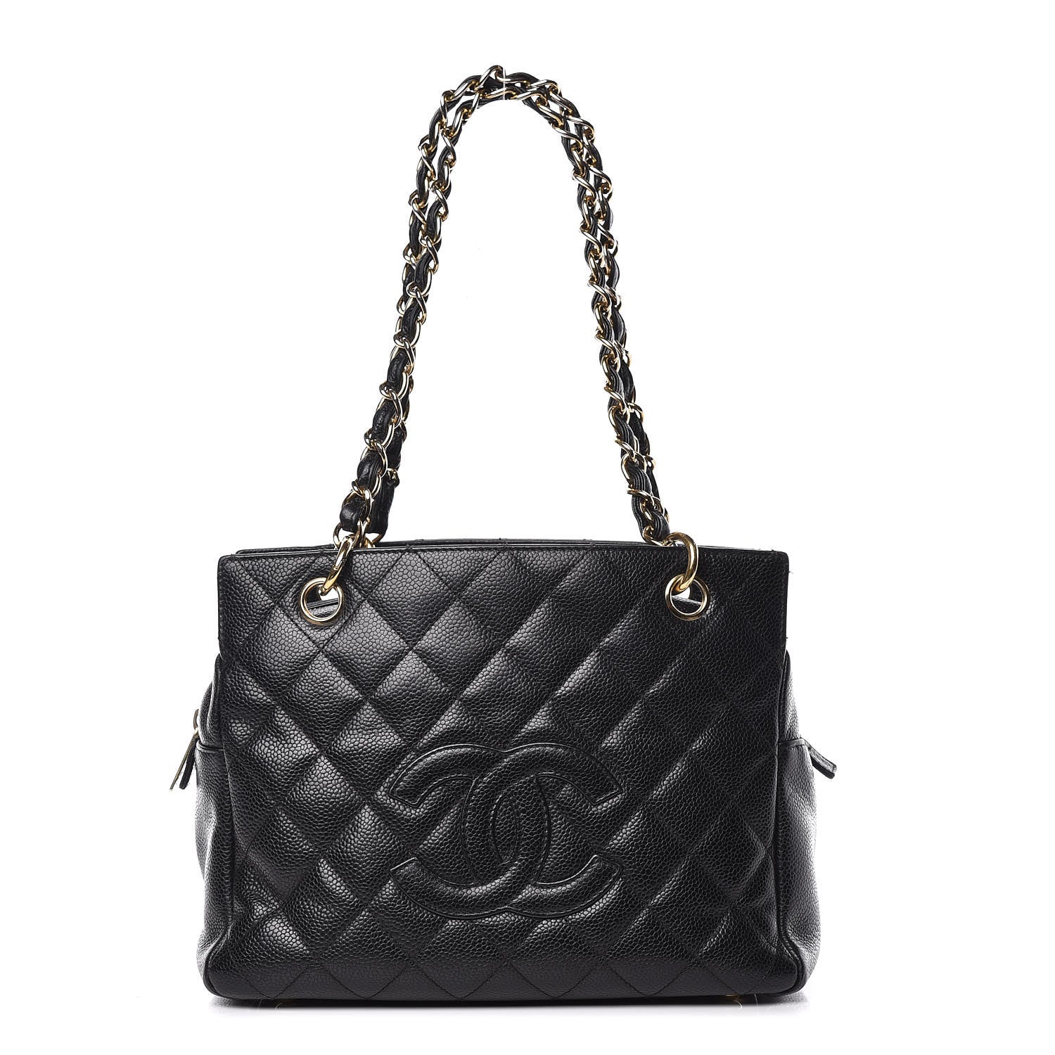 Chanel Caviar Quilted Petit Timeless Tote PTT Black 1 of 16