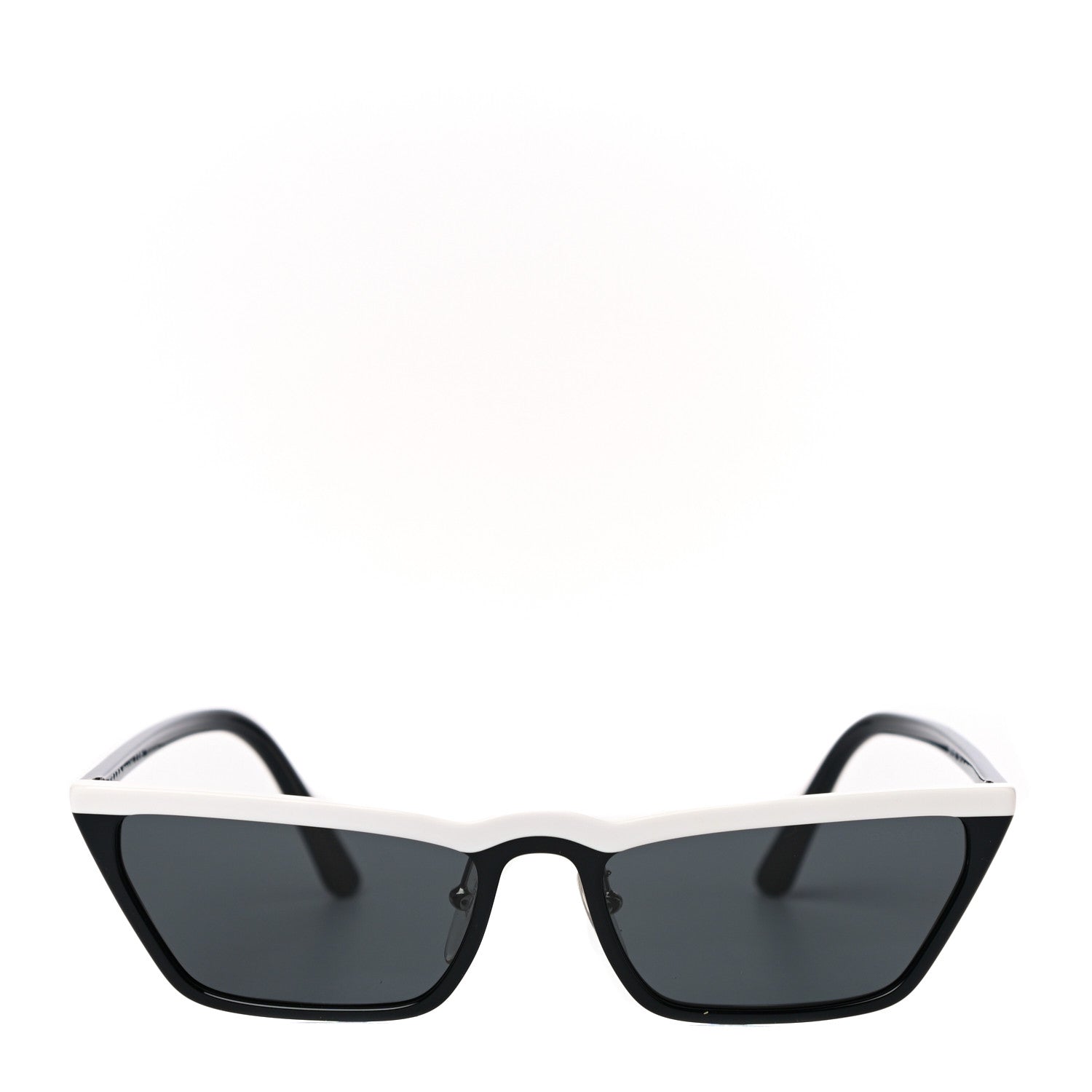 Prada Catwalk Sunglasses SPR 19U Black White 4 of 7
