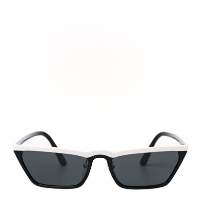 Prada Catwalk Sunglasses SPR 19U Black White 4 of 7