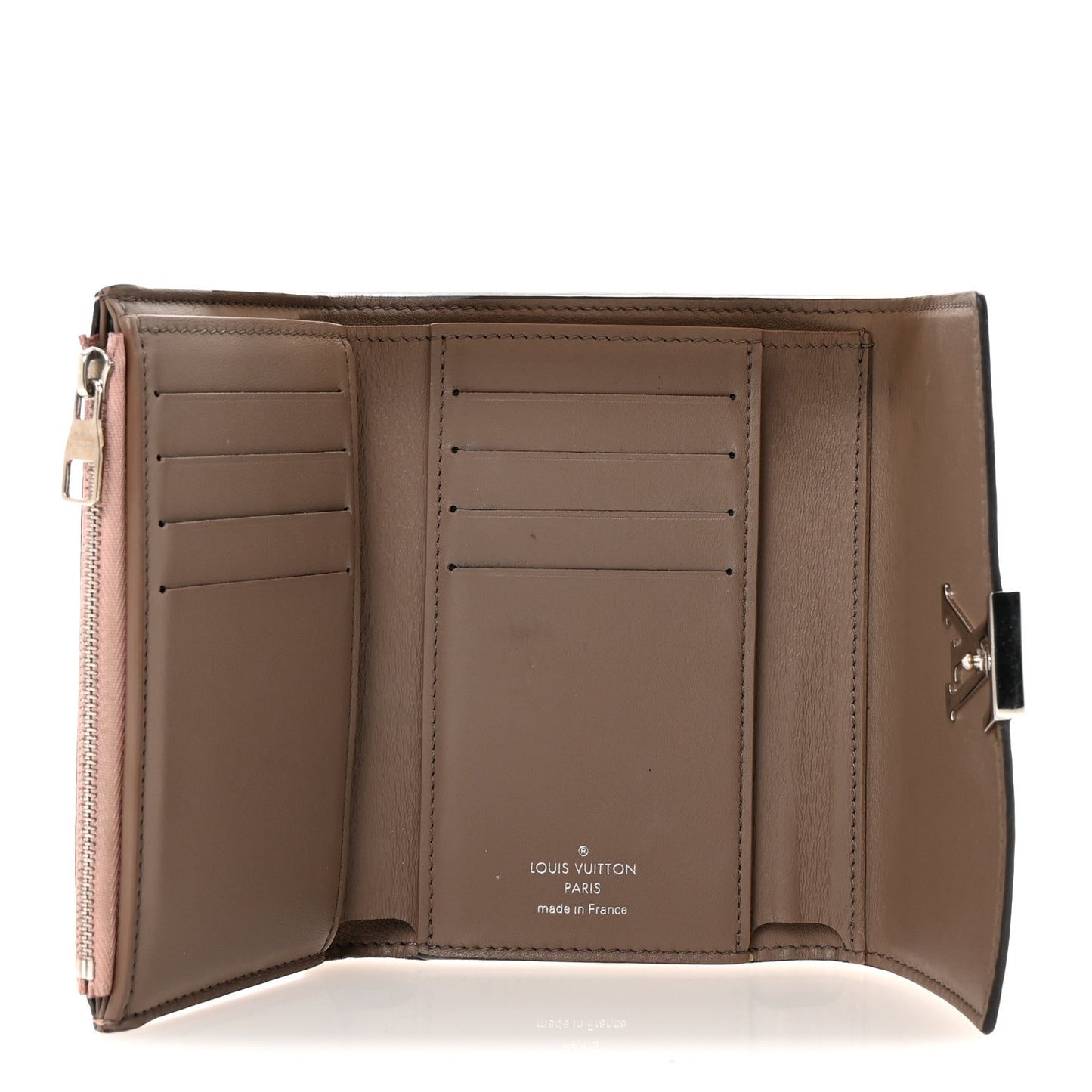 Taurillon Capucines Compact Wallet Magnolia