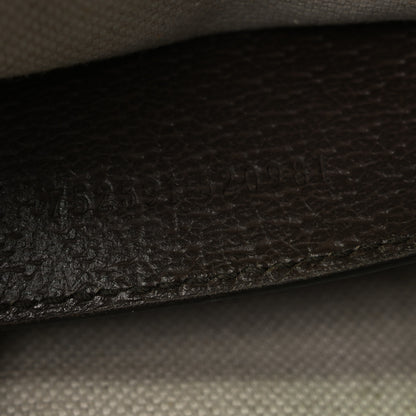 Gucci GG Supreme Monogram Textured Dollar Calfskin Web Ophidia Wristlet Shoulder Bag Beige Ebony New Acero 8 of 11