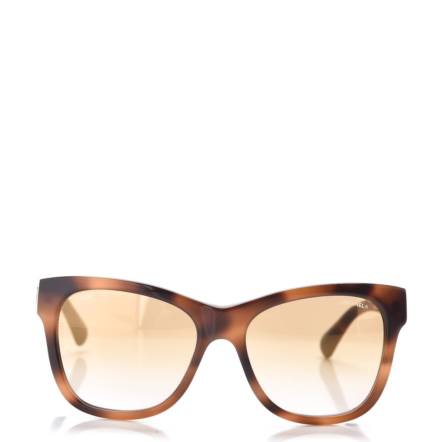 Chanel Acetate Mirrored Runway Square Sunglasses 5380 Dark Tortoise 2 of 7