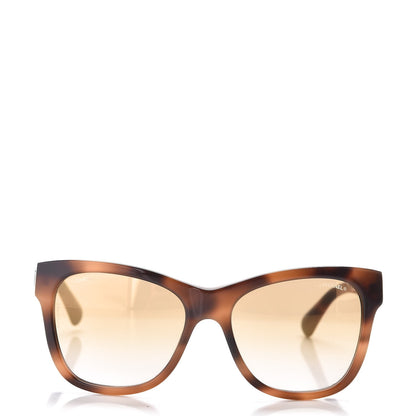 Chanel Acetate Mirrored Runway Square Sunglasses 5380 Dark Tortoise 2 of 7