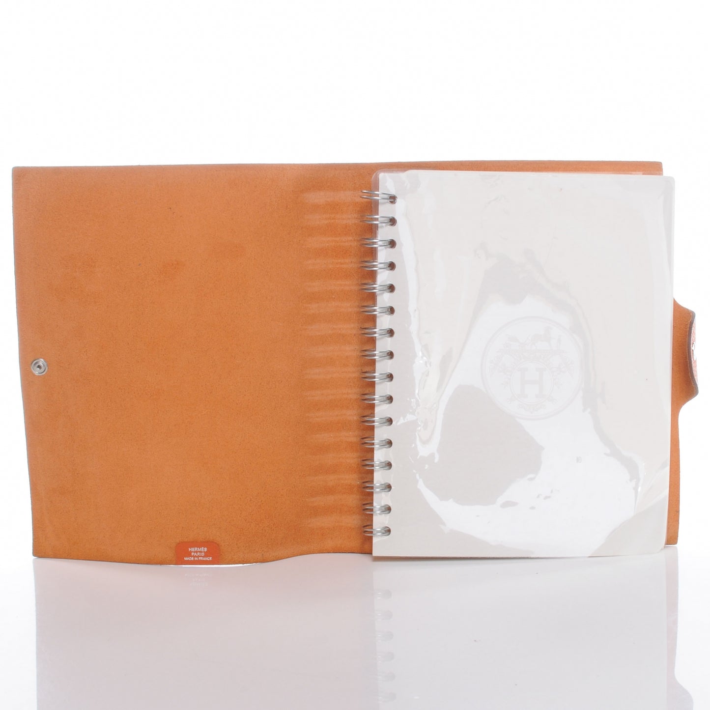 Togo Ulysse MM Notebook Cover w Notepad Orange