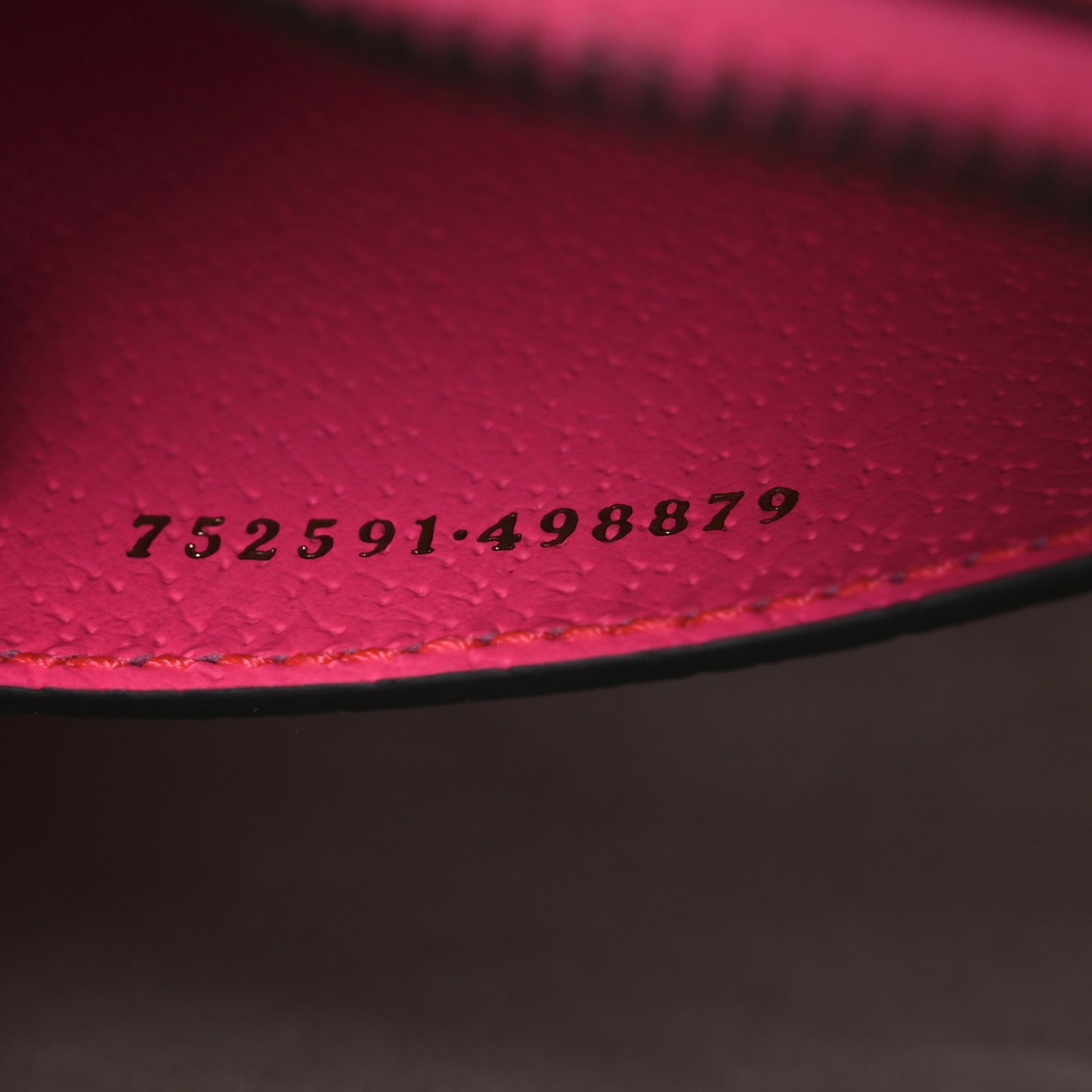 GG Supreme Monogram Textured Dollar Calfskin Web Ophidia Small Crossbody Bag Beige Ebony Fuchsia