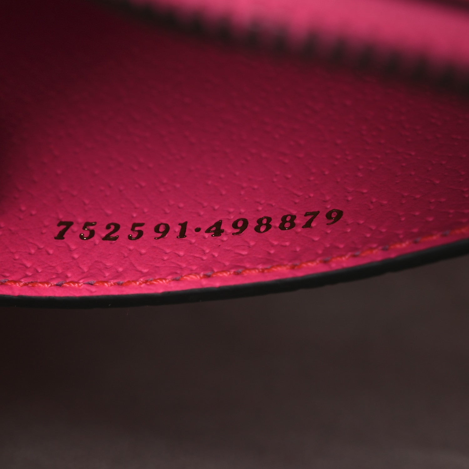 Gucci GG Supreme Monogram Textured Dollar Calfskin Web Ophidia Small Crossbody Bag Beige Ebony Fuchsia 7 of 10