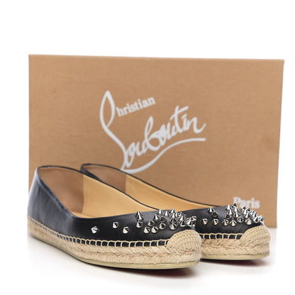 Christian Louboutin Nappa Aliochette Espadrilles 39 Black 10 of 10