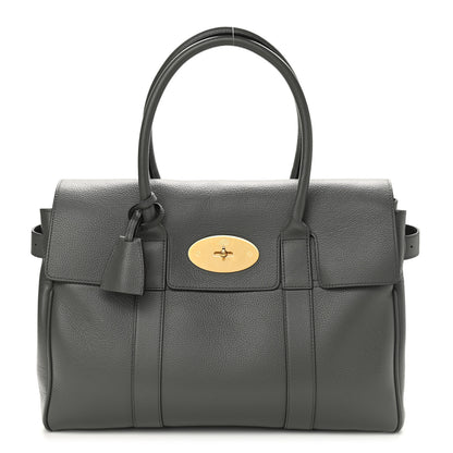 Mulberry Classic Grain Calfskin Bayswater Dark Grey 1 of 11