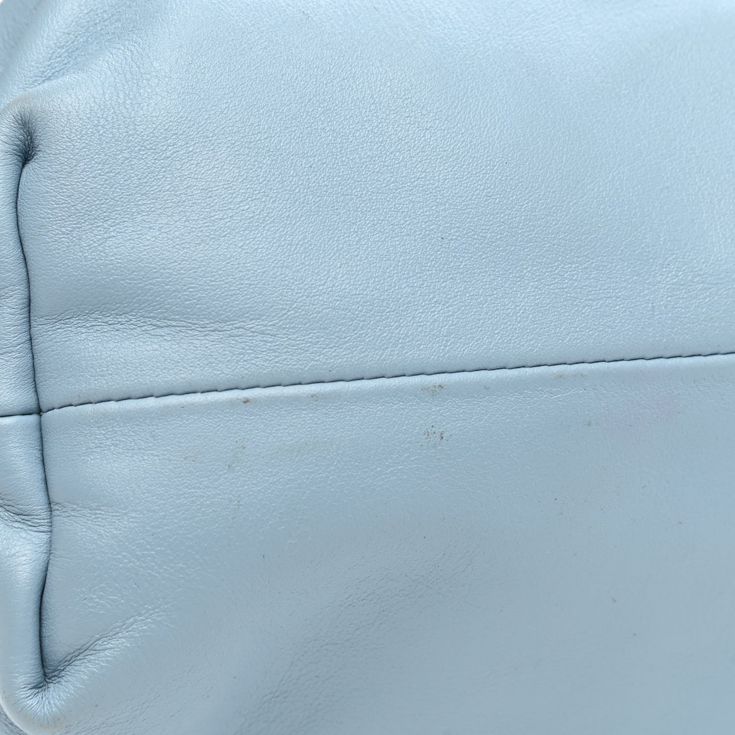 Bottega Veneta Smooth Butter Calf The Pouch Oversized Clutch Ice 8 of 8