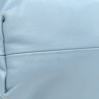 Bottega Veneta Smooth Butter Calf The Pouch Oversized Clutch Ice 8 of 8