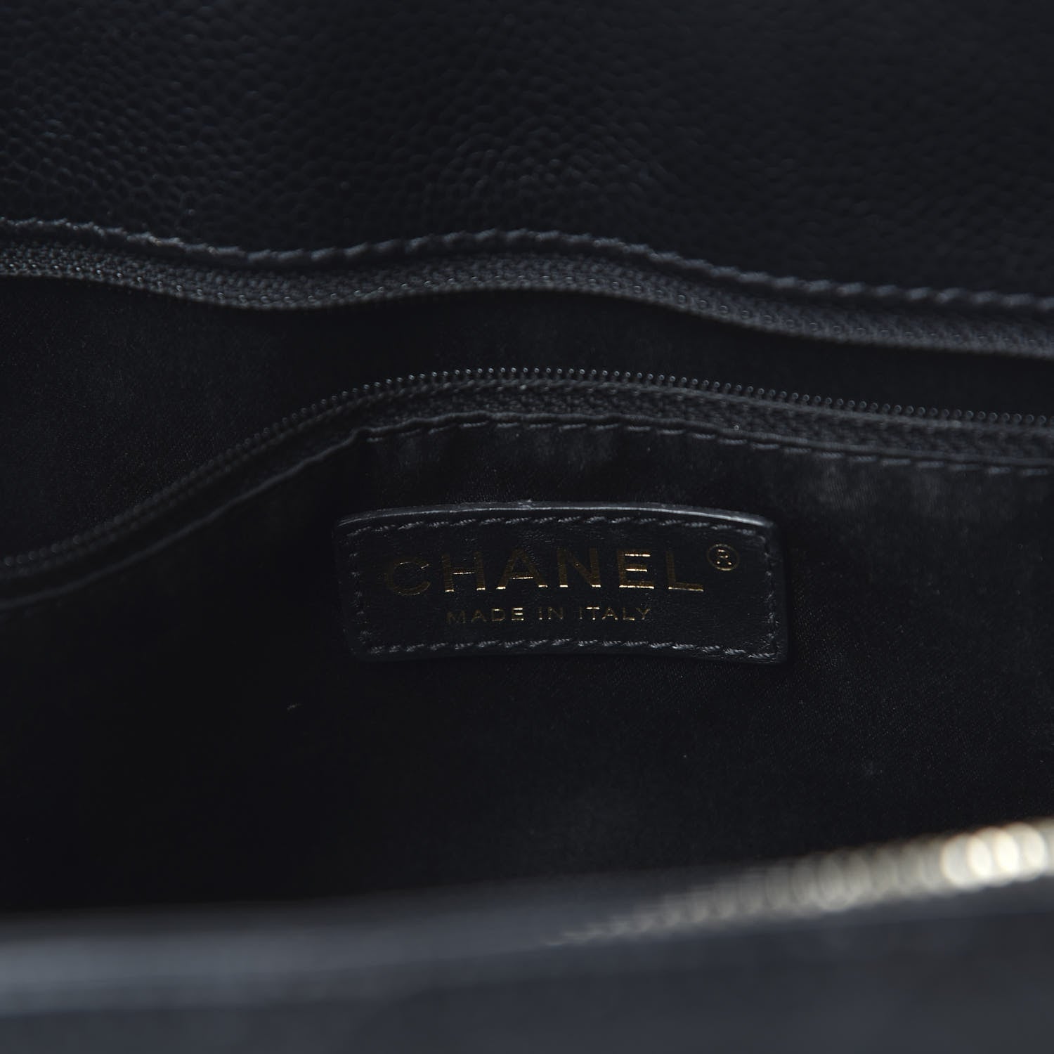 Chanel Caviar Quilted Grand Shopping Tote GST Black 8 of 12