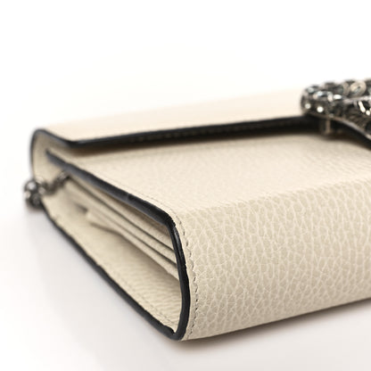 Gucci Dollar Calfskin Mini Dionysus Chain Wallet Mystic White 9 of 13