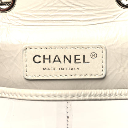 Chanel Crumpled Calfskin PVC Quilted Flap White 7 of 11