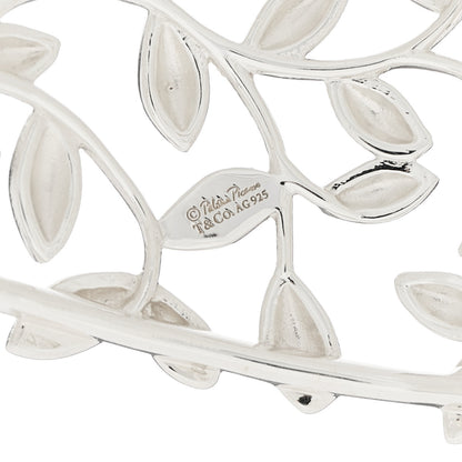 Tiffany Sterling Silver Paloma Picasso Olive Leaf Cuff Bracelet 3 of 3