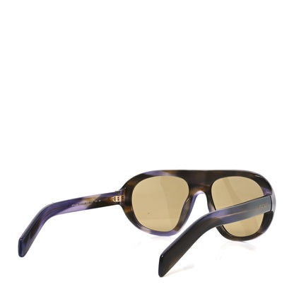 Prada Acetate Sunglasses SPR C05S Striped Laguma 4 of 7